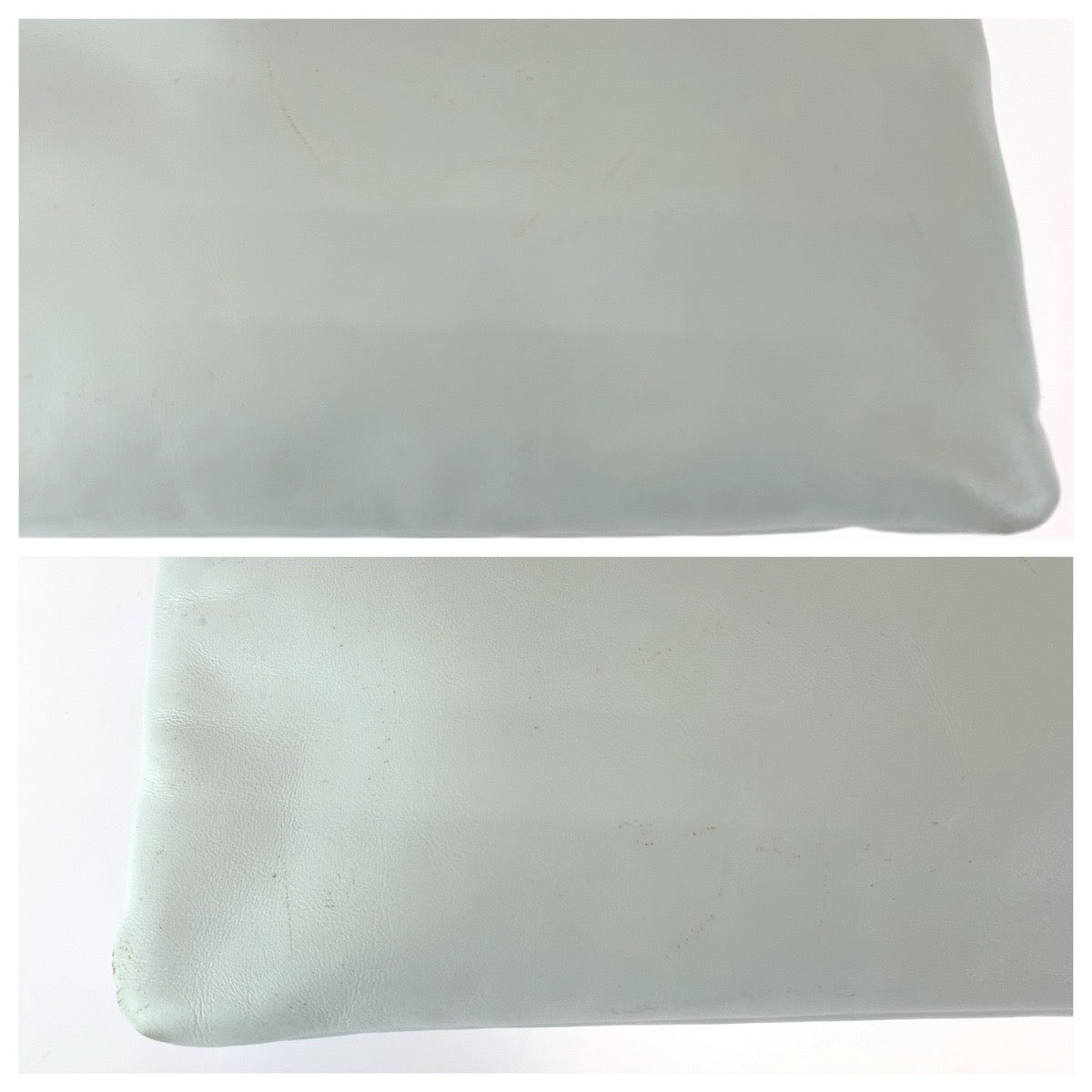 21539
JIMMY CHOO ジミーチュウ DEREK スタースタッズ ホワイト ブラック シルバー金具 レザー クラッチバッグ セカンドバッグ メンズ AB27