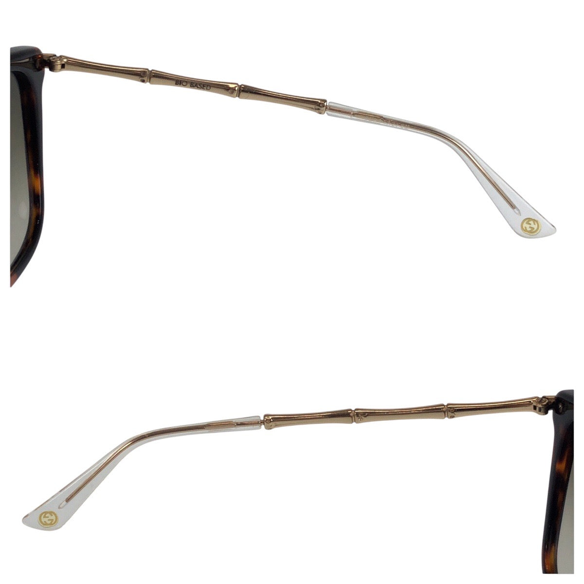 21544
GUCCI グッチ ブラウン ゴールド メタル / プラスチック 11A3F3M サングラス 男女兼用 ウェリントン メンズ AB27