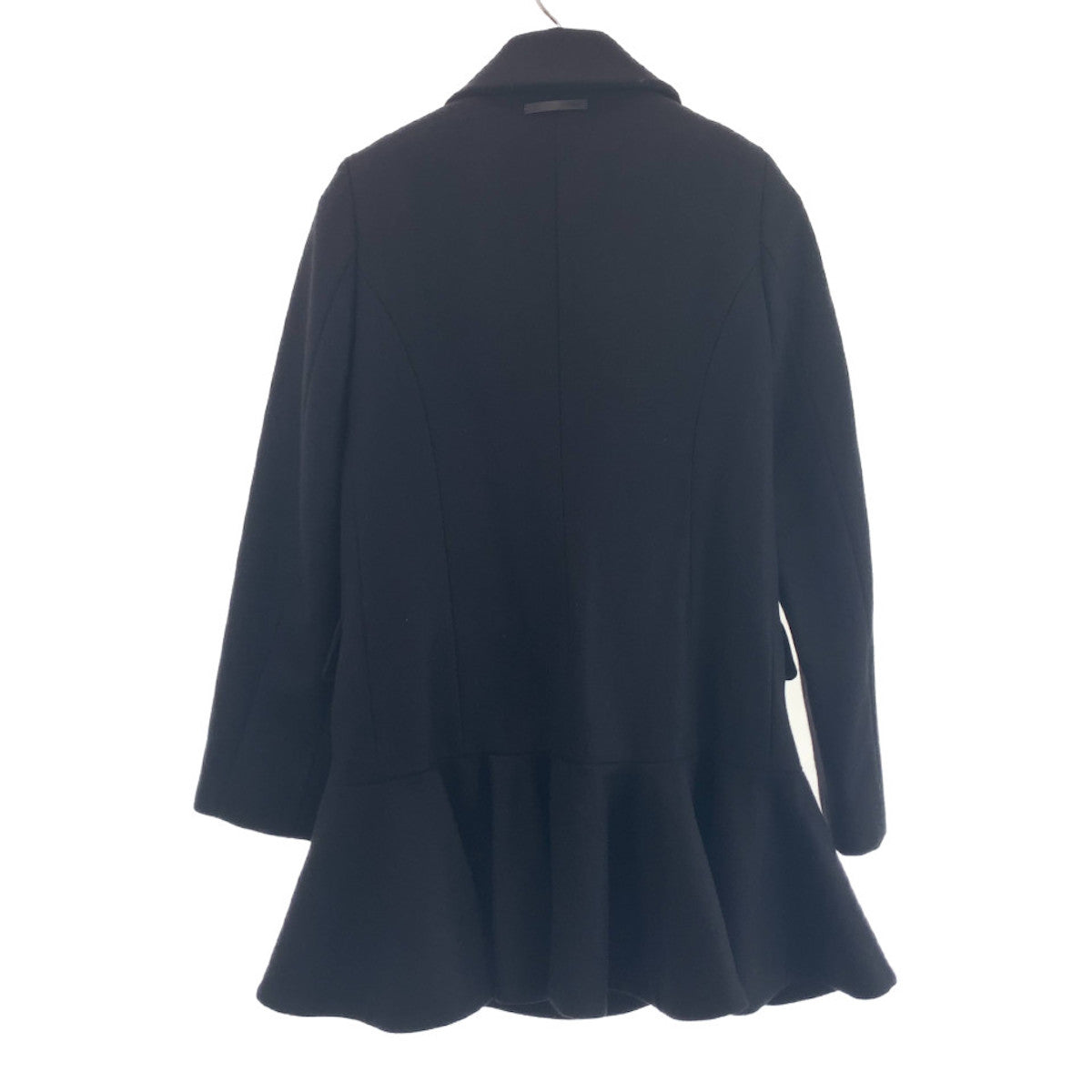 21546
FENDI フェンディ サイズ表記12 XS ブラック ウール / レーヨン ピーコート フリルコート セミロングコート ハーフコート キッズ AB38