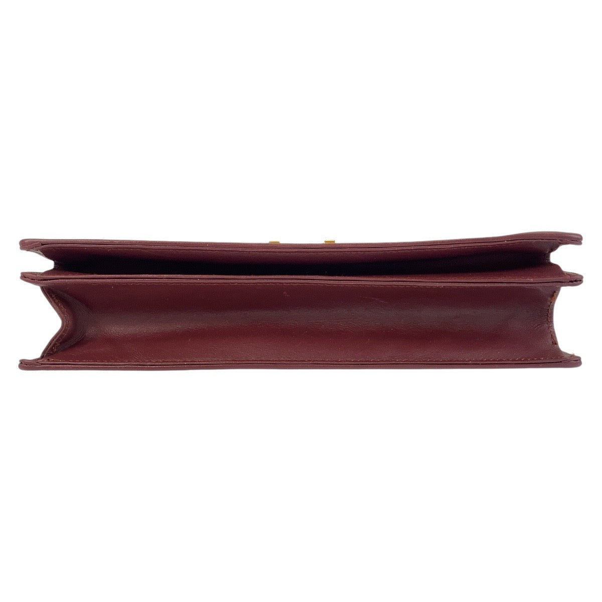 21551
CARTIER カルティエ マストライン ワインレッド ボルドー ゴールド金具 レザー 斜め掛け ショルダーバッグ メッセンジャーバッグ レディース ABP34