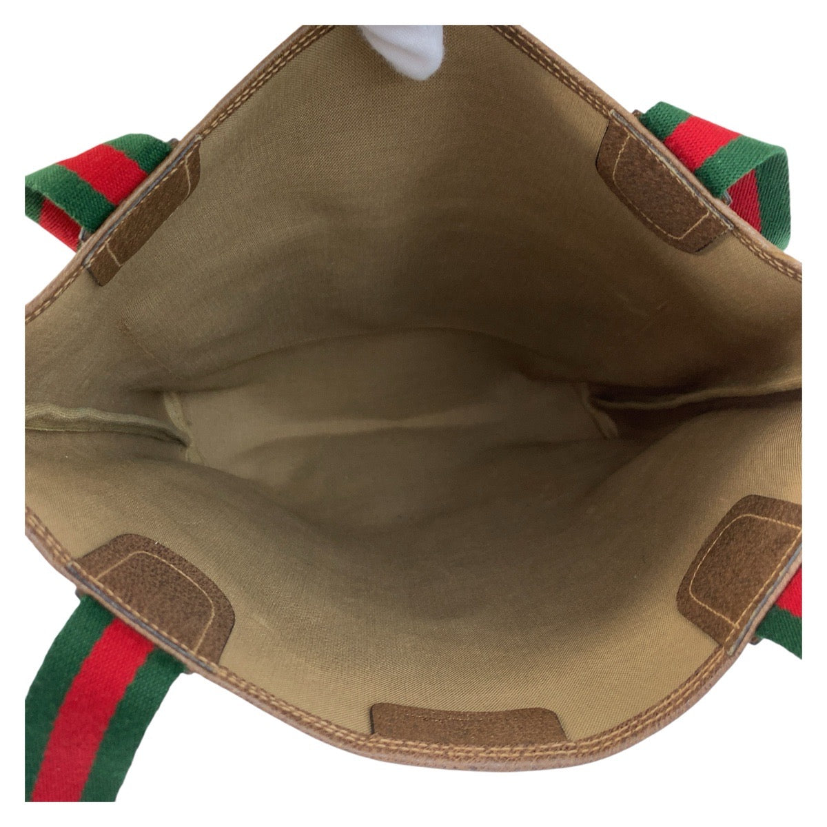 21554
GUCCI グッチ ヴィンテージ シェリーライン オールドグッチ ベージュ ブラウン GGスプリームキャンバス / レザー 39 02 003 トートバッグ ショルダーバッグ レディース AB33