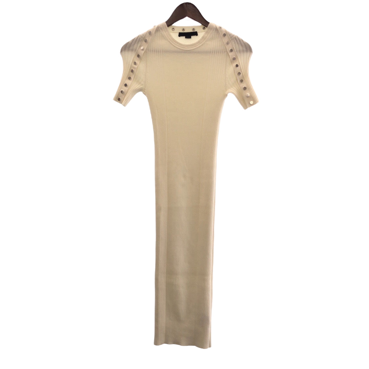 21555
Alexander Wang アレキサンダーワン サイズXS ホワイト シルバー金具 コットン ワンピース ロングワンピース レディース A10