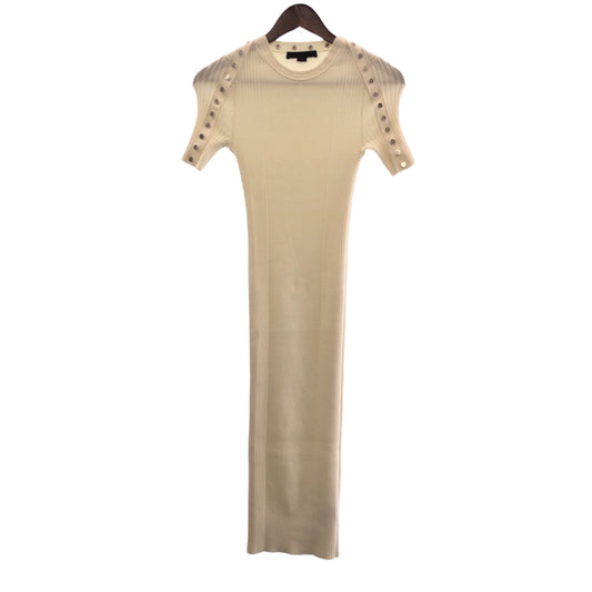 21555
Alexander Wang アレキサンダーワン サイズXS ホワイト シルバー金具 コットン ワンピース ロングワンピース レディース A10