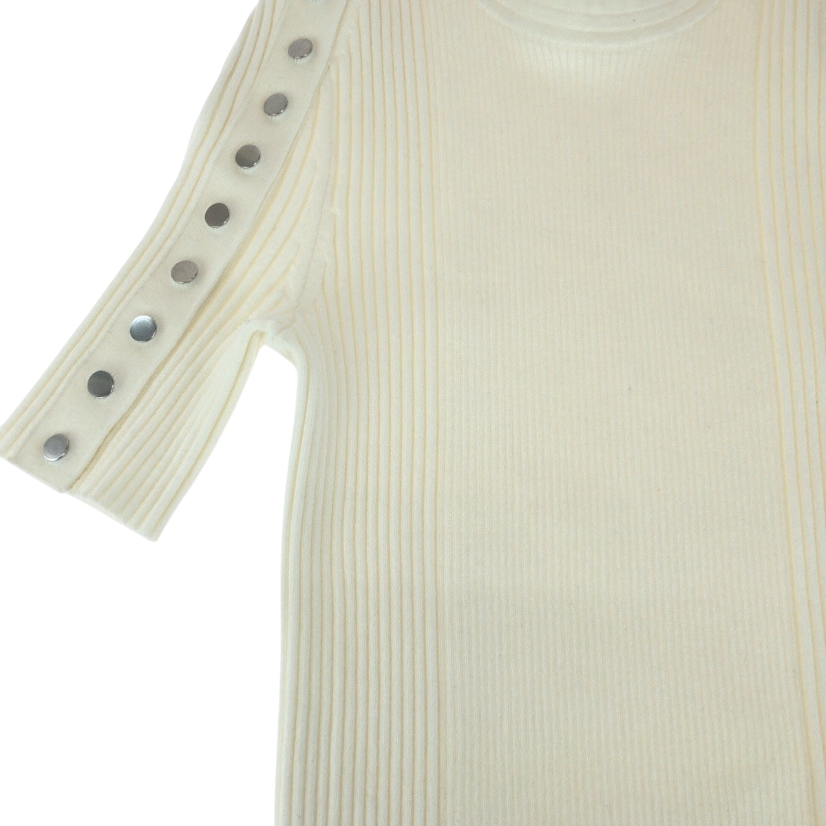 21555
Alexander Wang アレキサンダーワン サイズXS ホワイト シルバー金具 コットン ワンピース ロングワンピース レディース A10