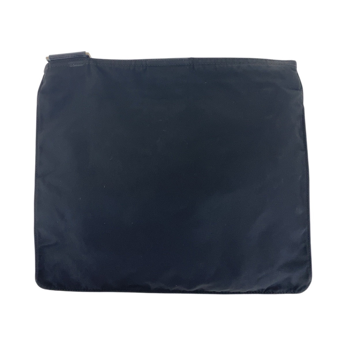 21556
PRADA プラダ テスート 三角ロゴプレート ブラック 黒 シルバー金具 ナイロン ショルダーバッグ ポシェット レディース AB34