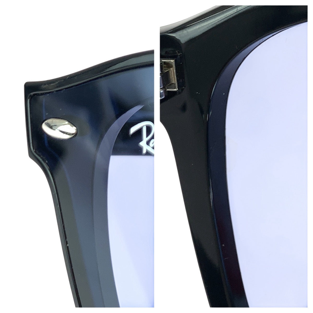 21570
Ray-Ban レイバン ブラック 黒 ブルー プラスチック RB4392D 601/80 66□17 145 2N サングラス 男女兼用 スクエア メンズ ABP10