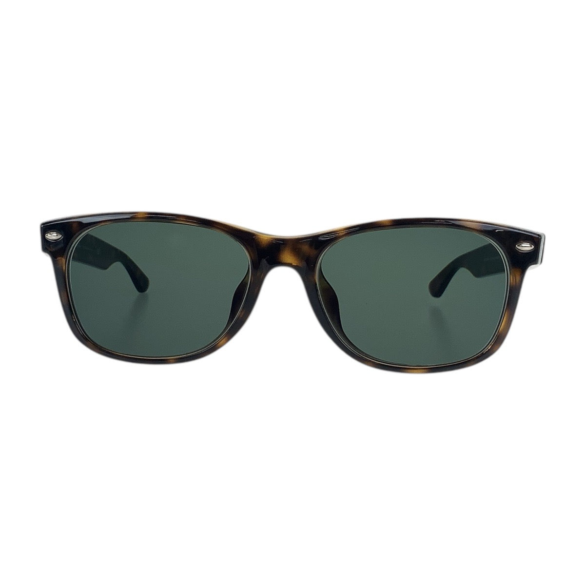 21572
Ray-Ban レイバン マーブル柄 ウェイファーラー ブラウン ゴールド金具 プラスチック RB2132-F 902 L 55□18 3N サングラス 男女兼用 ウェリントン レディース ABP10