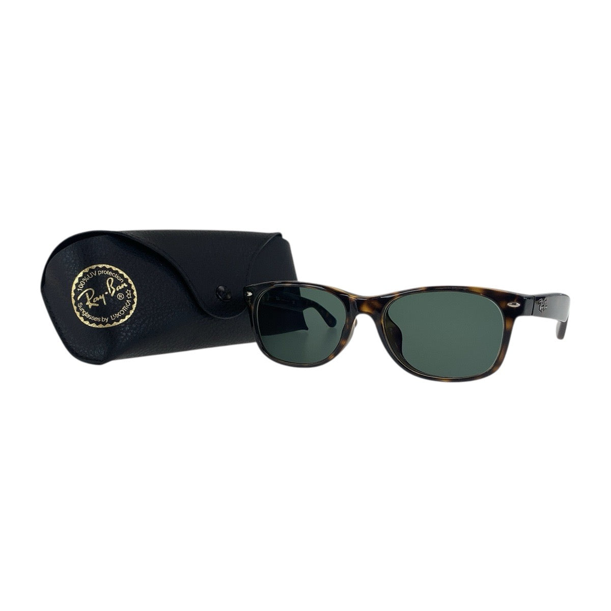21572
Ray-Ban レイバン マーブル柄 ウェイファーラー ブラウン ゴールド金具 プラスチック RB2132-F 902 L 55□18 3N サングラス 男女兼用 ウェリントン レディース ABP10