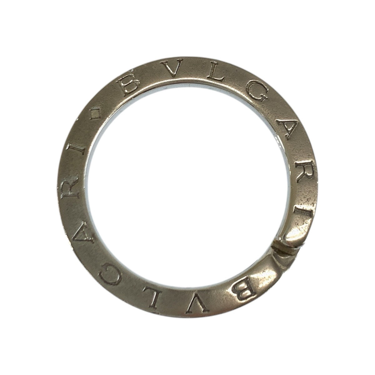 21576
BVLGARI ブルガリ ロゴ シルバー SV925 シルバー キーリング キーホルダー メンズ AB6
