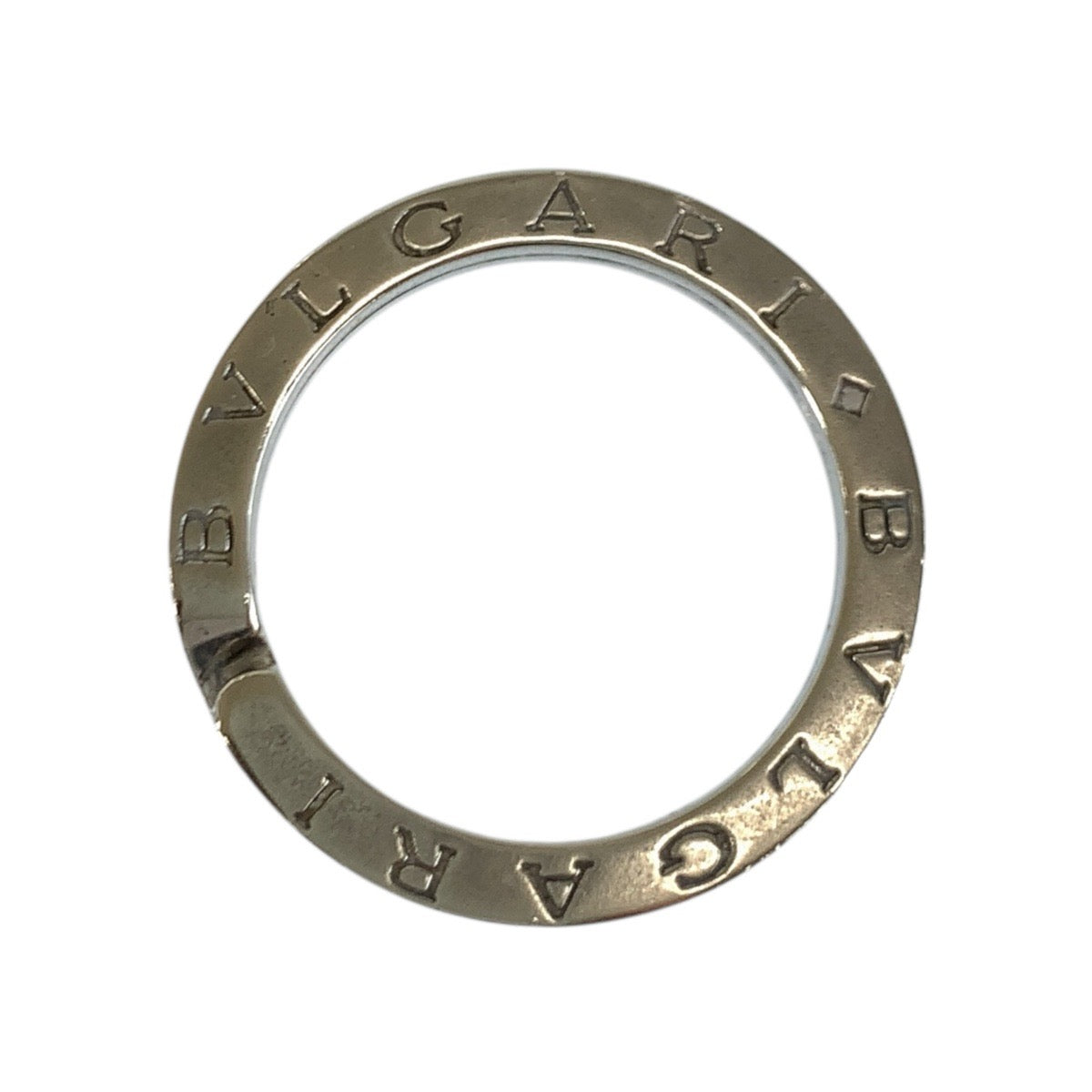 21576
BVLGARI ブルガリ ロゴ シルバー SV925 シルバー キーリング キーホルダー メンズ AB6