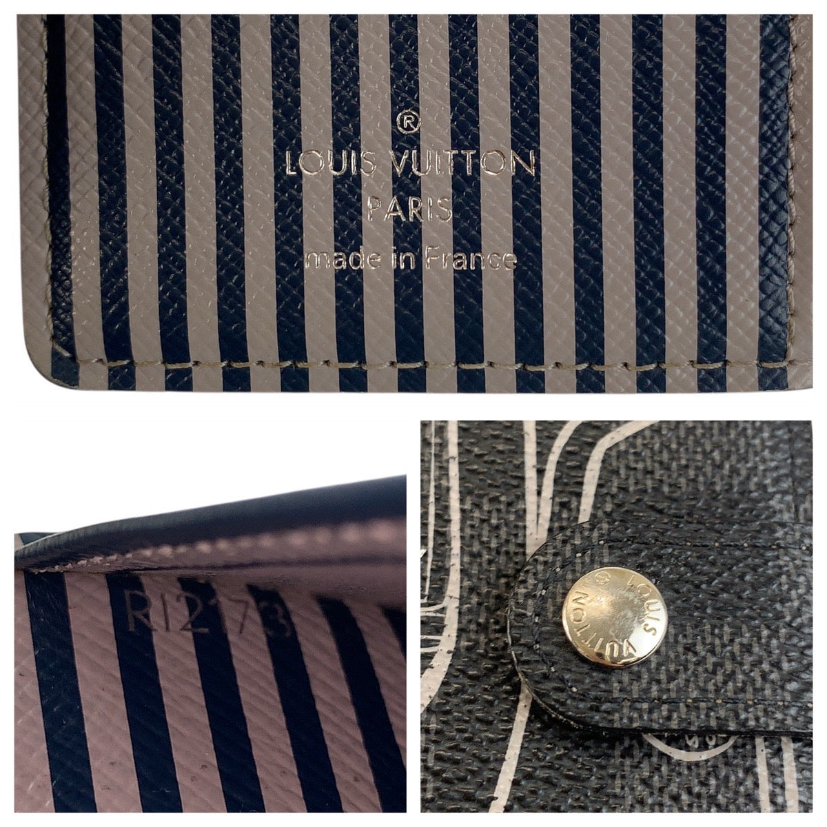 21579
LOUIS VUITTON ルイヴィトン ダミエグラフィット アジェンダ PM グレー シルバー金具 PVC R20030 手帳カバー レディース AB21