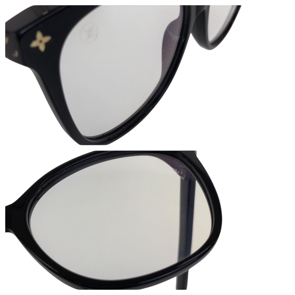 21580
LOUIS VUITTON ルイヴィトン オプティカル マイ モノグラム ライト キャットアイ ブラック 黒 ゴールド プラスチック Z1657W 93L 57□16 145 サングラス 男女兼用 ボストン レディース A39