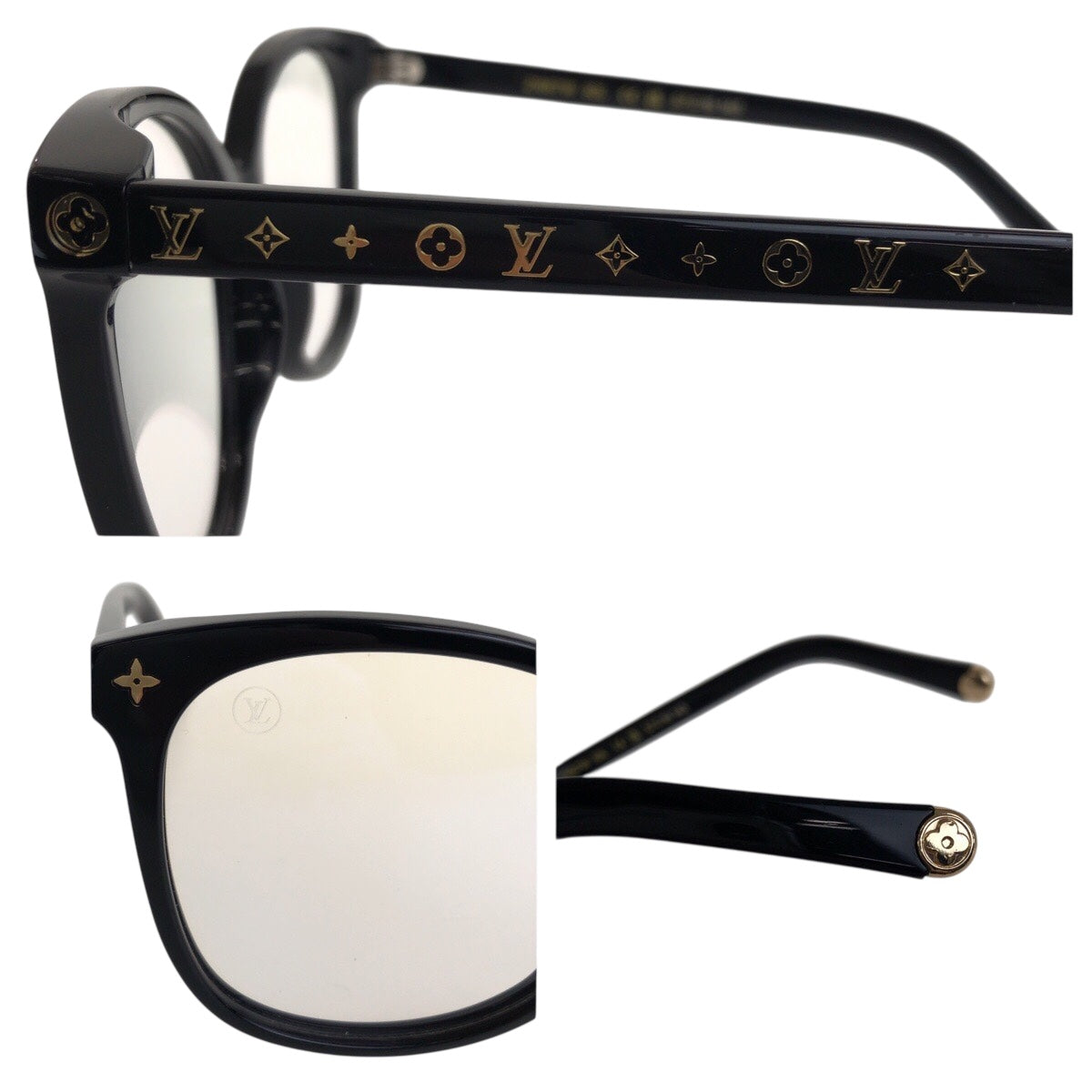 21580
LOUIS VUITTON ルイヴィトン オプティカル マイ モノグラム ライト キャットアイ ブラック 黒 ゴールド プラスチック Z1657W 93L 57□16 145 サングラス 男女兼用 ボストン レディース A39