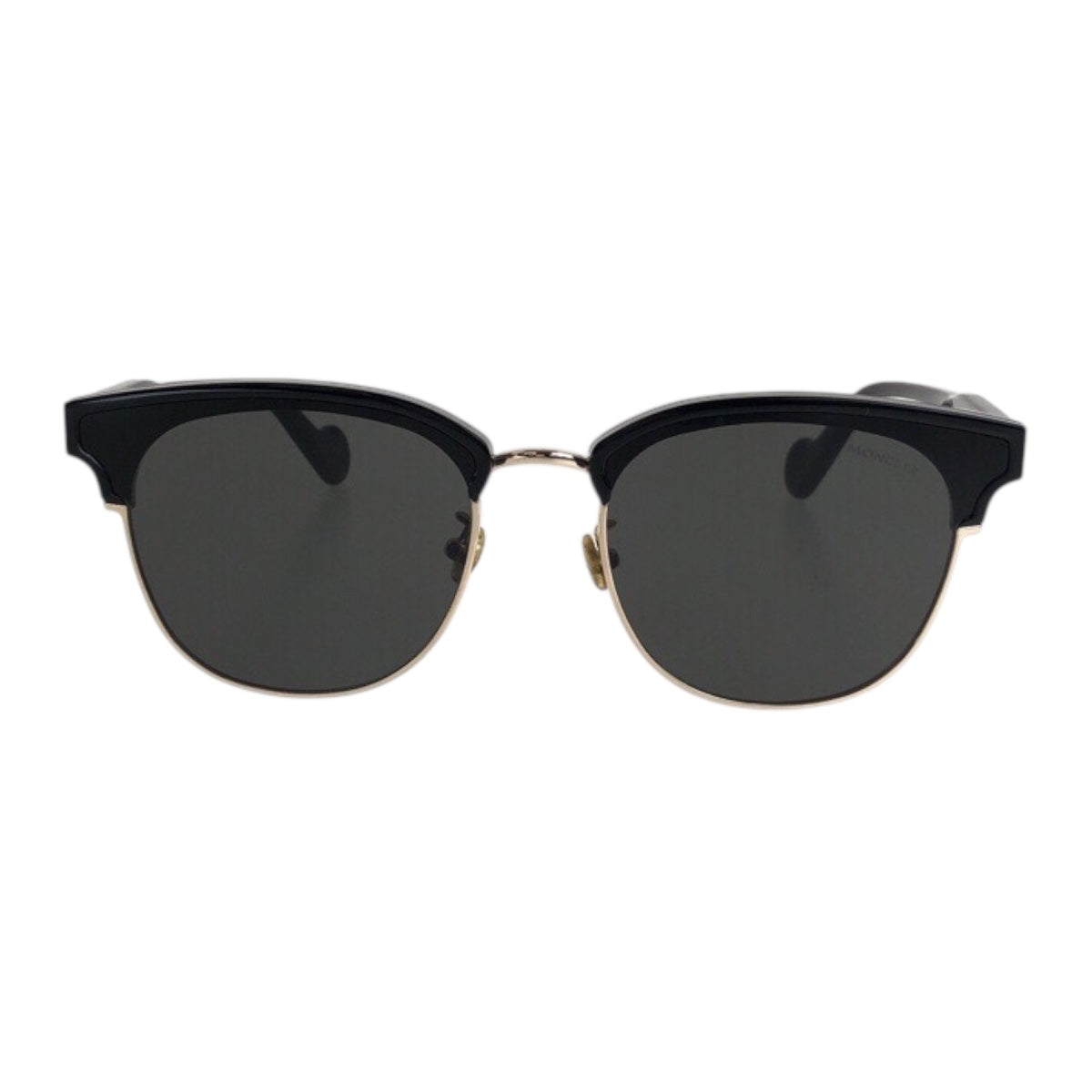 21581
MONCLER モンクレール ブラック 黒 ゴールド プラスチック ML 0112 K 01A 62□18 145 3 サングラス 男女兼用 ボストン メンズ A13