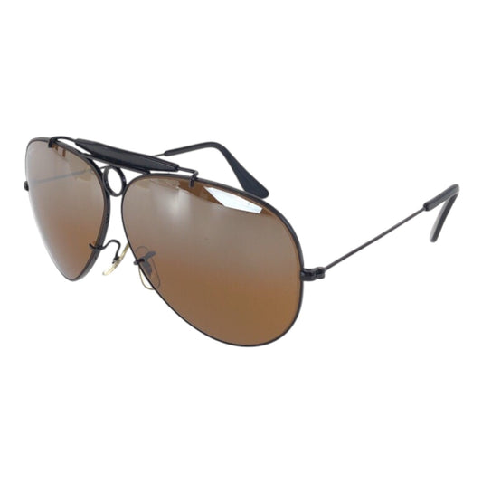 21582
Ray-Ban レイバン ヴィンテージ B&L ブラウン ブラック メッキ サングラス 男女兼用 ティアドロップ メンズ ABP15