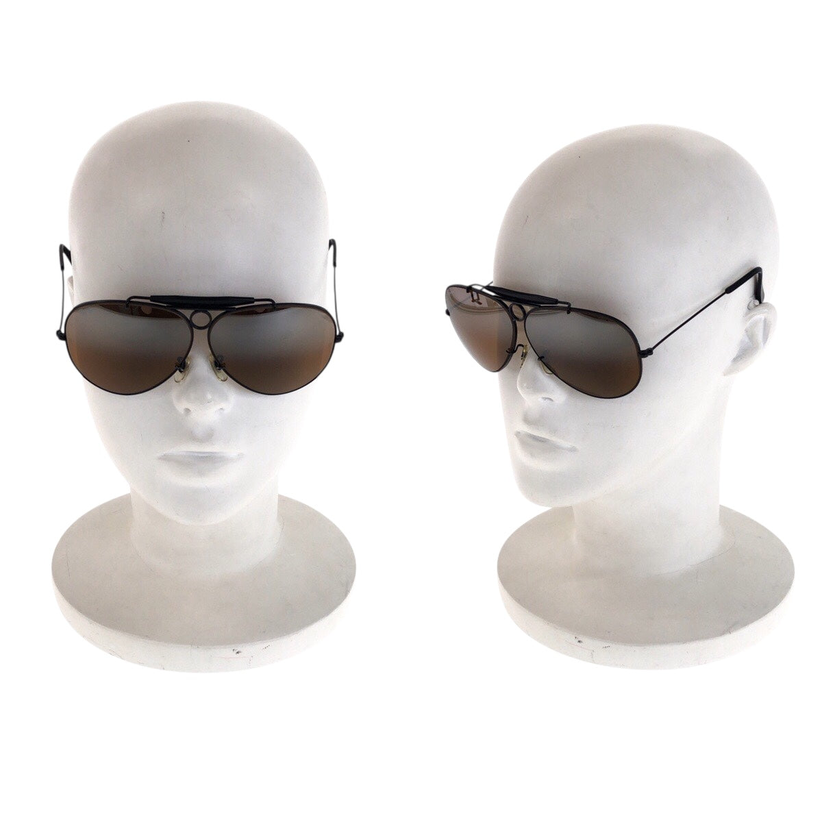 21582
Ray-Ban レイバン ヴィンテージ B&L ブラウン ブラック メッキ サングラス 男女兼用 ティアドロップ メンズ ABP15