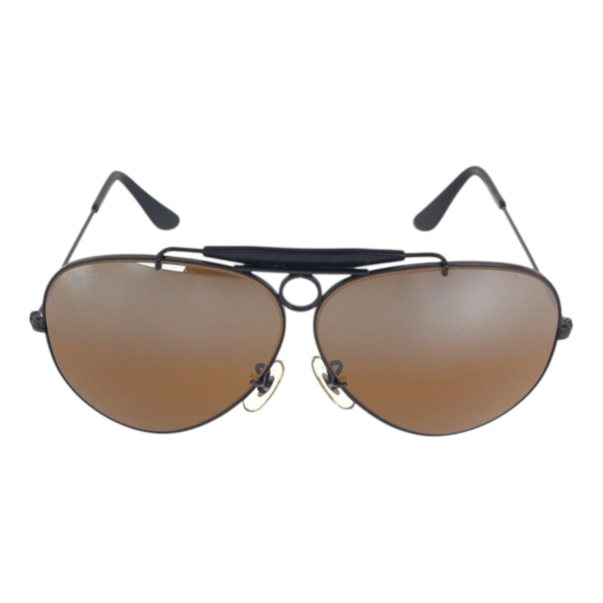21582
Ray-Ban レイバン ヴィンテージ B&L ブラウン ブラック メッキ サングラス 男女兼用 ティアドロップ メンズ ABP15