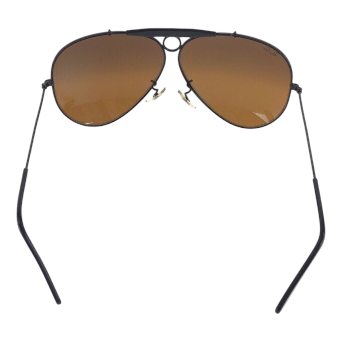 21582
Ray-Ban レイバン ヴィンテージ B&L ブラウン ブラック メッキ サングラス 男女兼用 ティアドロップ メンズ ABP15
