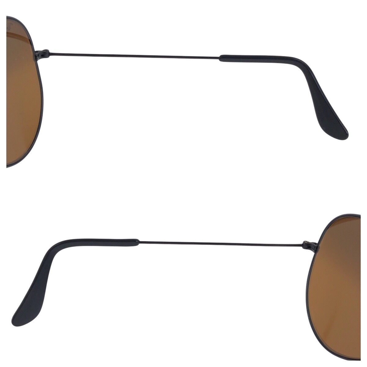 21582
Ray-Ban レイバン ヴィンテージ B&L ブラウン ブラック メッキ サングラス 男女兼用 ティアドロップ メンズ ABP15