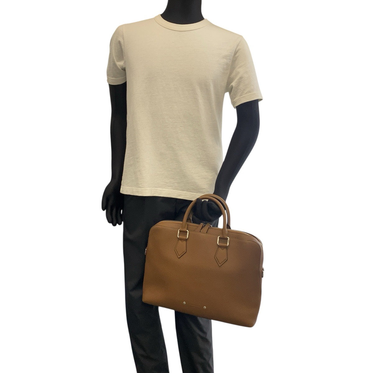 21583
LOUIS VUITTON ルイヴィトン アルマンド ブラウン シルバー金具 レザー M53489 ビジネスバッグ ブリーフケース メンズ ABP120