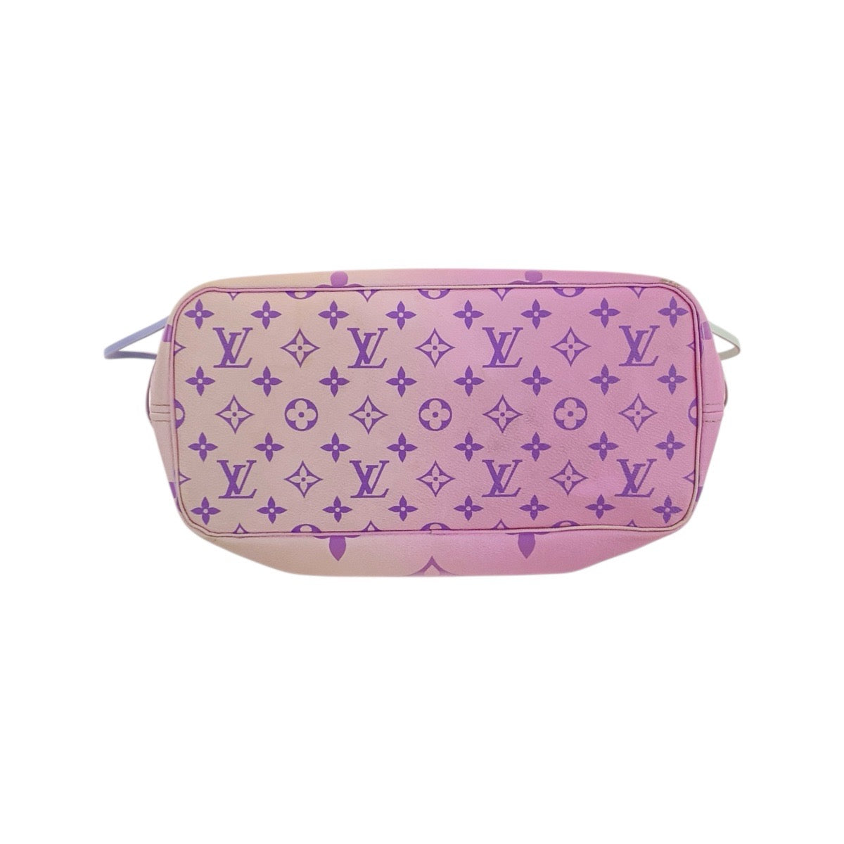21593
LOUIS VUITTON ルイヴィトン ネヴァーフル MM スプリング イン ザ シティ サンライズパステル ピンク パープル ゴールド金具 PVC M46077 トートバッグ ショルダーバッグ レディース ABP180
