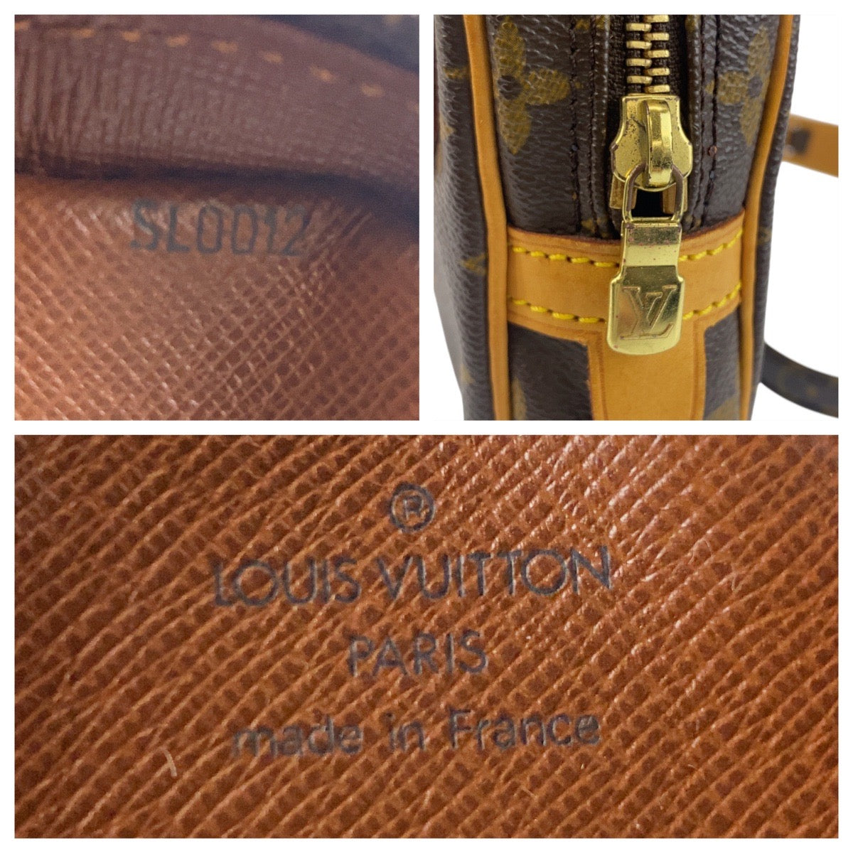 21603
LOUIS VUITTON ルイヴィトン モノグラム マルリーバンドリエール ブラウン ゴールド金具 PVC M51828 ショルダーバッグ ポシェット レディース AB36