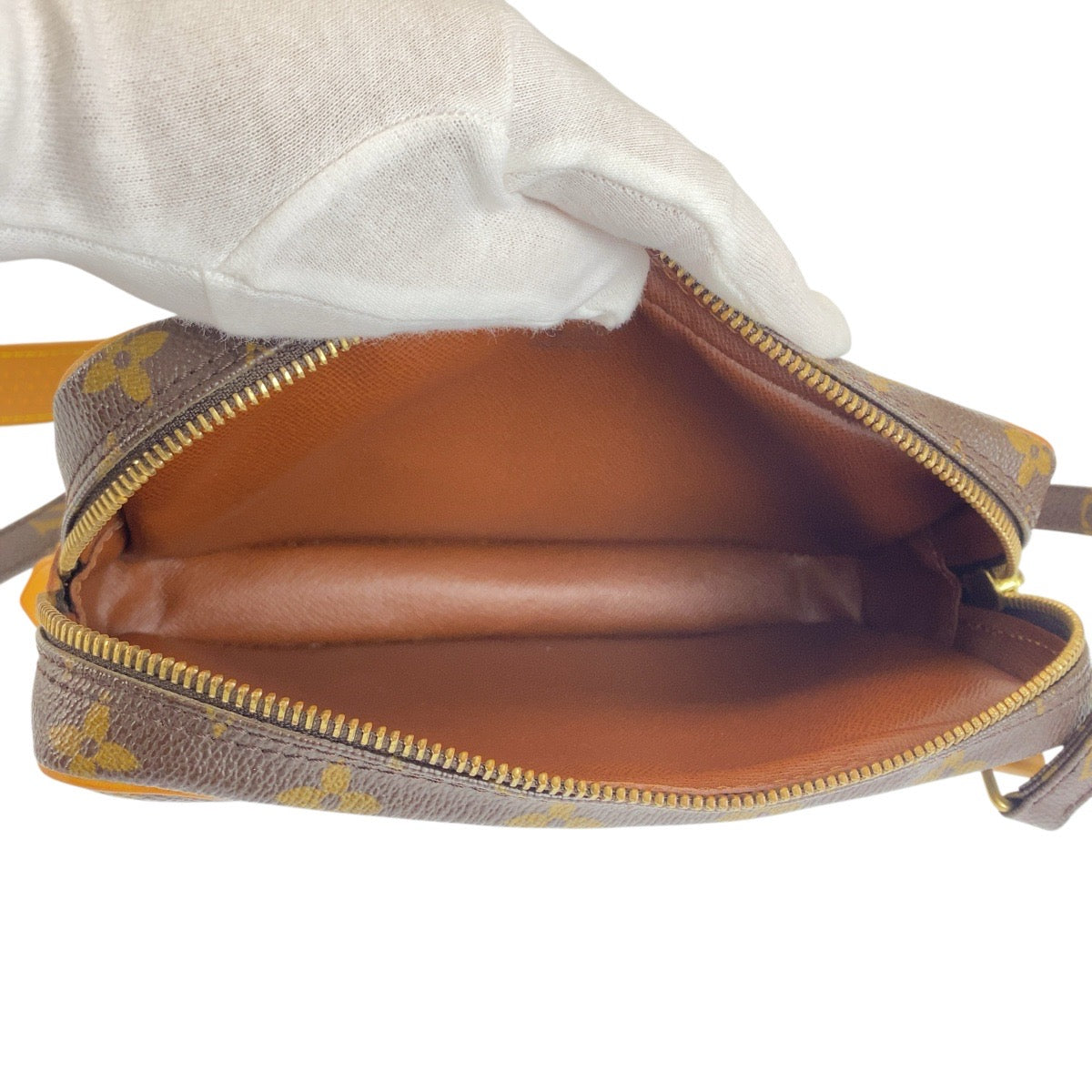 21603
LOUIS VUITTON ルイヴィトン モノグラム マルリーバンドリエール ブラウン ゴールド金具 PVC M51828 ショルダーバッグ ポシェット レディース AB36