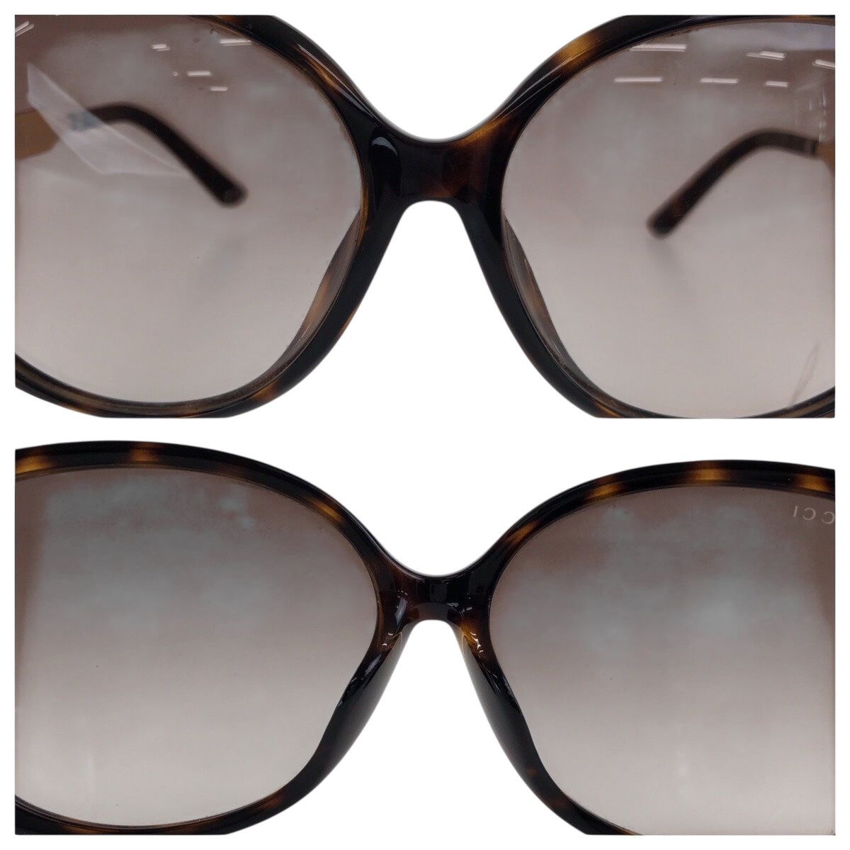 21605
GUCCI グッチ マーブル ブラウン ゴールド メタル / プラスチック GG0076SK 003 62□15 130 サングラス オーバル レディース ABP14