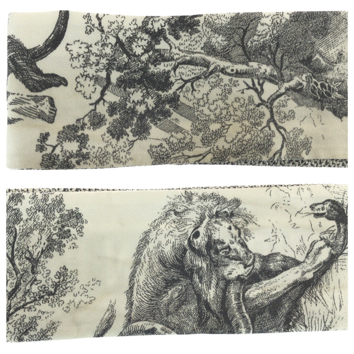 21610
Christian Dior クリスチャンディオール ミッツァスカーフ グレー ホワイト シルク 15JOU1061602 スカーフ メンズ ABP10