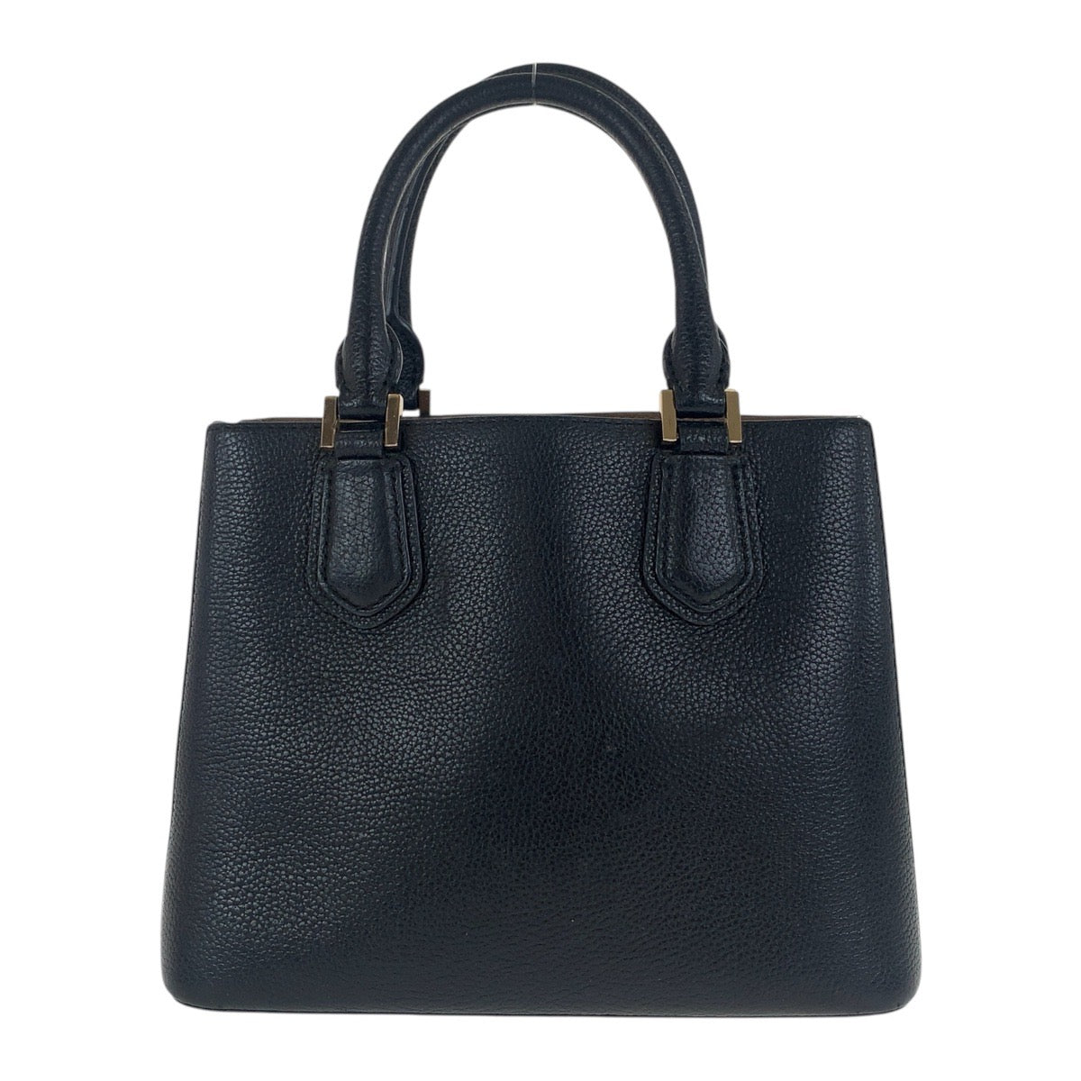 21614
Michael Kors マイケルコース ブラック 黒 ゴールド金具 レザー トートバッグ ハンドバッグ レディース ABP6