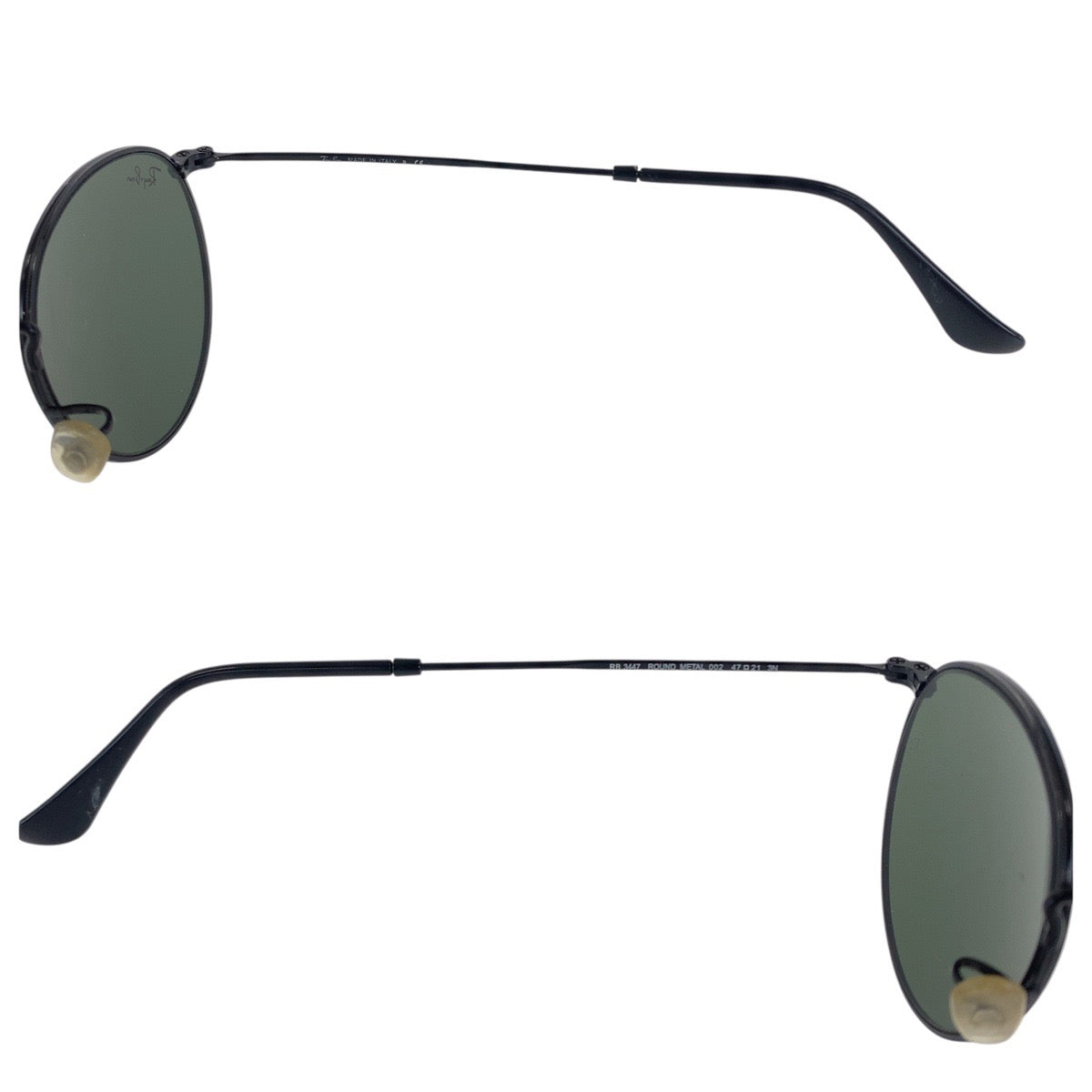 21625
Ray-Ban レイバン ブラック 黒 メタル / プラスチック RB3447 ROUND METAL 002 47□21 3N サングラス 男女兼用 ラウンド レディース ABP10