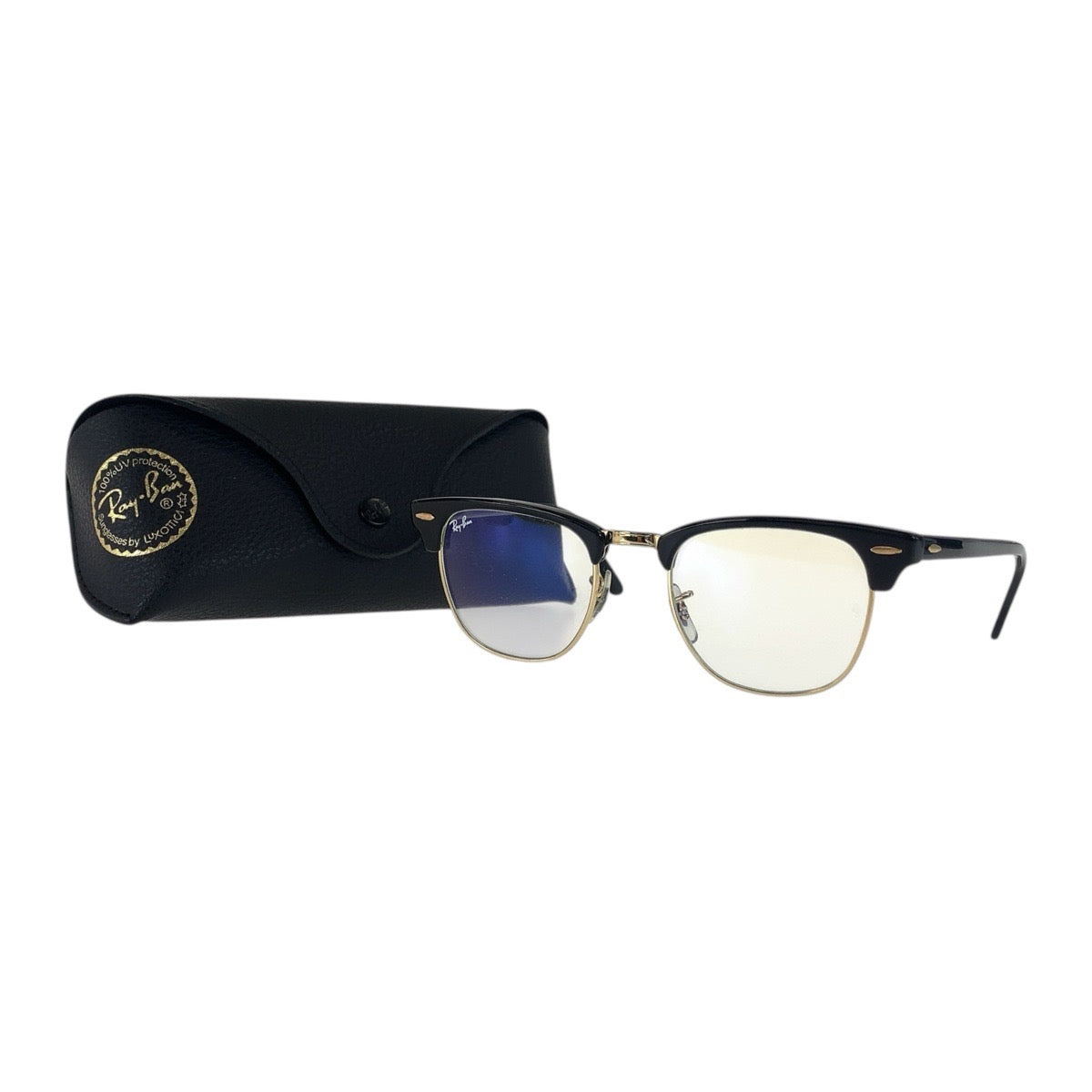 21628
Ray-Ban レイバン クラブマスター ブラック 黒 ゴールド金具 プラスチック / メタル RB3016 901/BF 49□21 140 ON サングラス 男女兼用 ウェリントン レディース A12