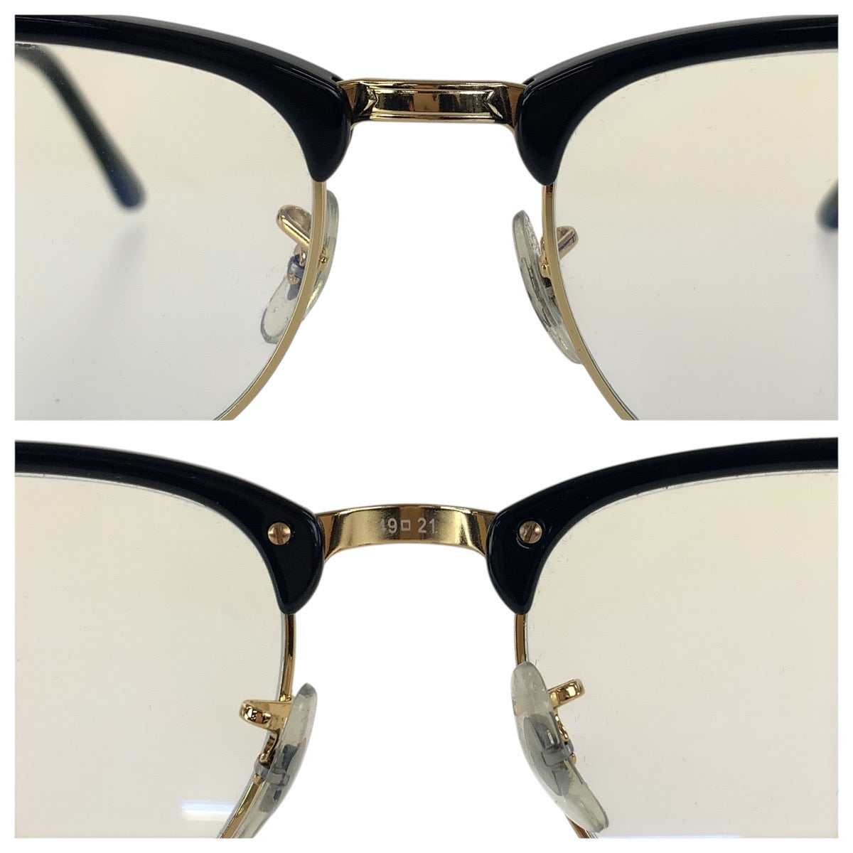 21628
Ray-Ban レイバン クラブマスター ブラック 黒 ゴールド金具 プラスチック / メタル RB3016 901/BF 49□21 140 ON サングラス 男女兼用 ウェリントン レディース A12