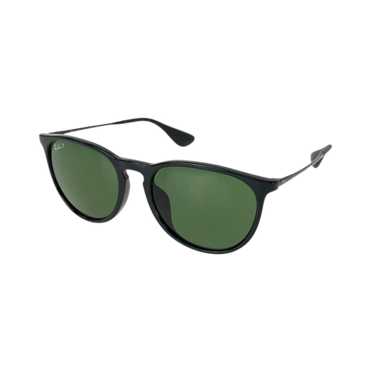 21630
Ray-Ban レイバン ブラック 黒 グリーン プラスチック R B4171-E ERIKA 601/2P 54□18 3P サングラス 男女兼用 ボストン メンズ A12
