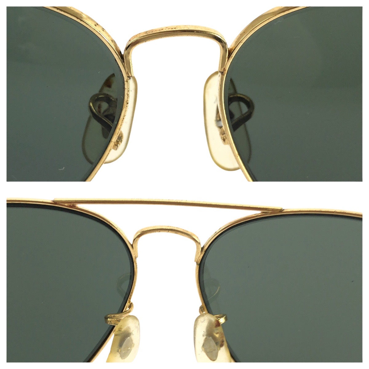 21631
Ray-Ban レイバン ヴィンテージ アビエーター ボシュロム ティアドロップ ゴールド グレー メタル 62□14 サングラス メガネ 男女兼用 ティアドロップ メンズ ABP14