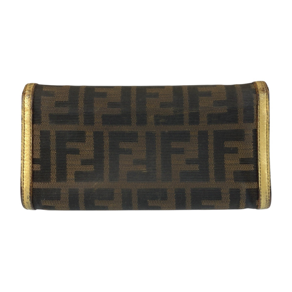 21641
FENDI フェンディ ズッカ ブラウン ゴールド キャンバス 2270-8M0000-VZ2-069 長財布 ロングウォレット レディース B7