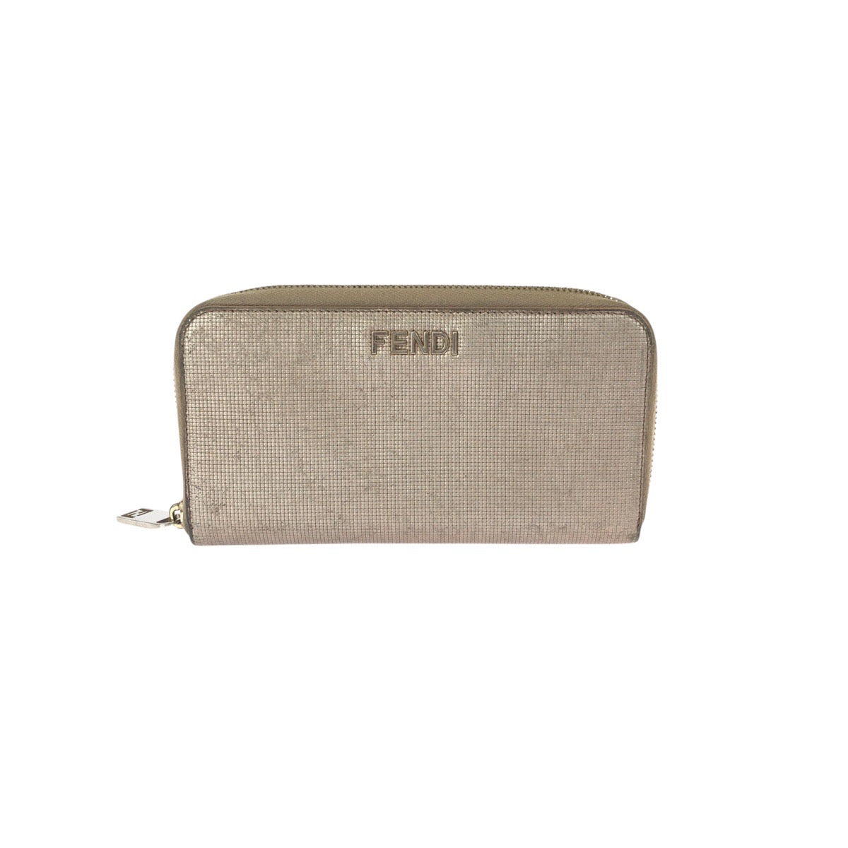 21642
FENDI フェンディ サーモンピンク ゴールド金具 レザー 8M0024 長財布 ラウンドファスナー レディース B7