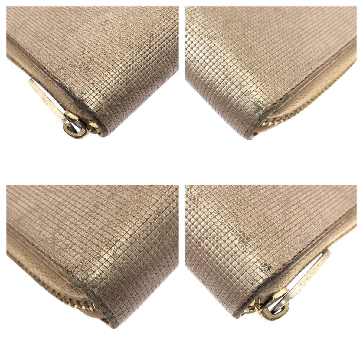 21642
FENDI フェンディ サーモンピンク ゴールド金具 レザー 8M0024 長財布 ラウンドファスナー レディース B7