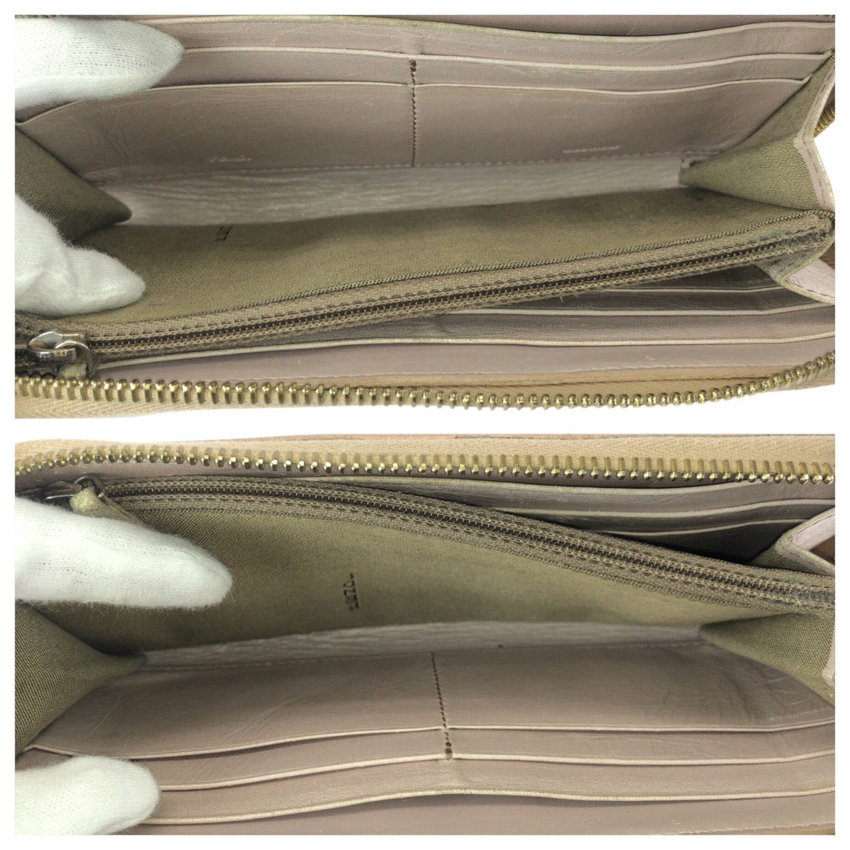 21642
FENDI フェンディ サーモンピンク ゴールド金具 レザー 8M0024 長財布 ラウンドファスナー レディース B7