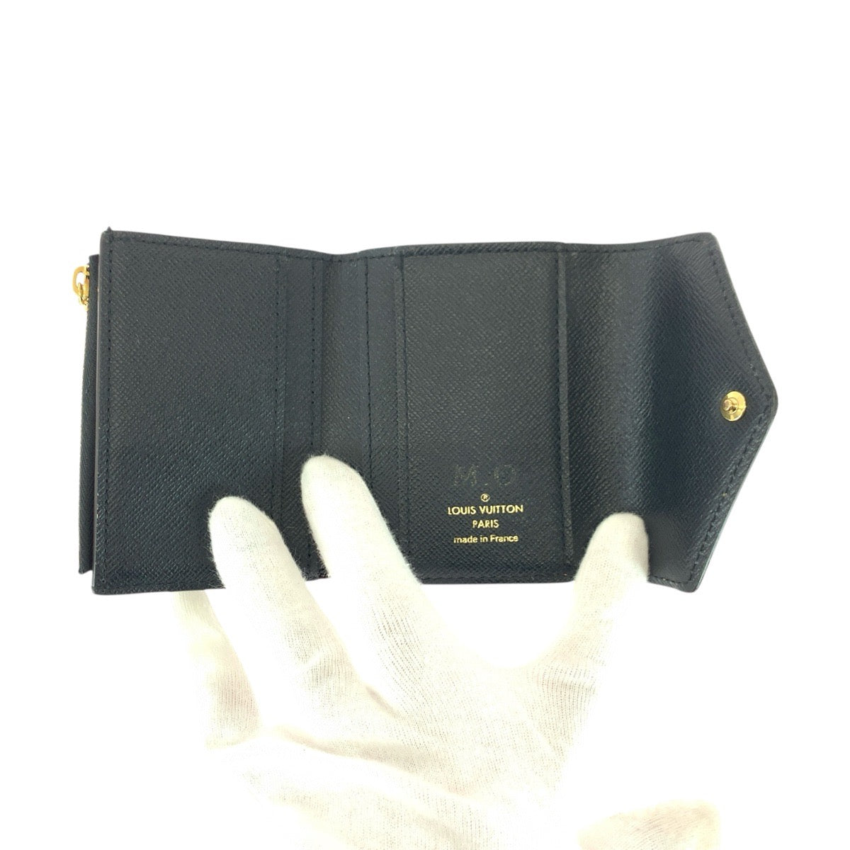 21645
LOUIS VUITTON ルイヴィトン モノグラム ポルトフォイユ ゾエ ブラウン ゴールド金具 PVC M80725 折財布 コンパクトウォレット レディース AB26