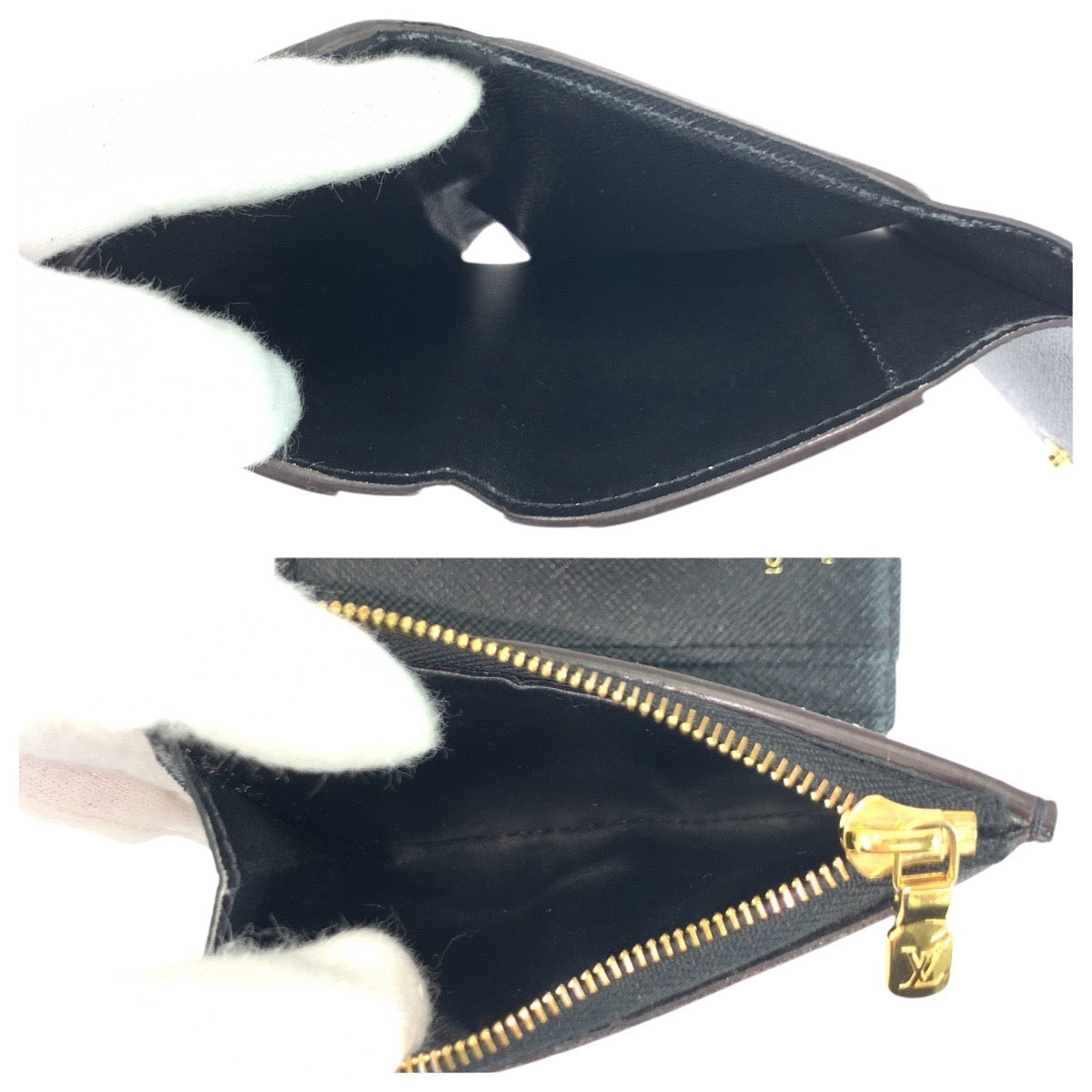 21645
LOUIS VUITTON ルイヴィトン モノグラム ポルトフォイユ ゾエ ブラウン ゴールド金具 PVC M80725 折財布 コンパクトウォレット レディース AB26