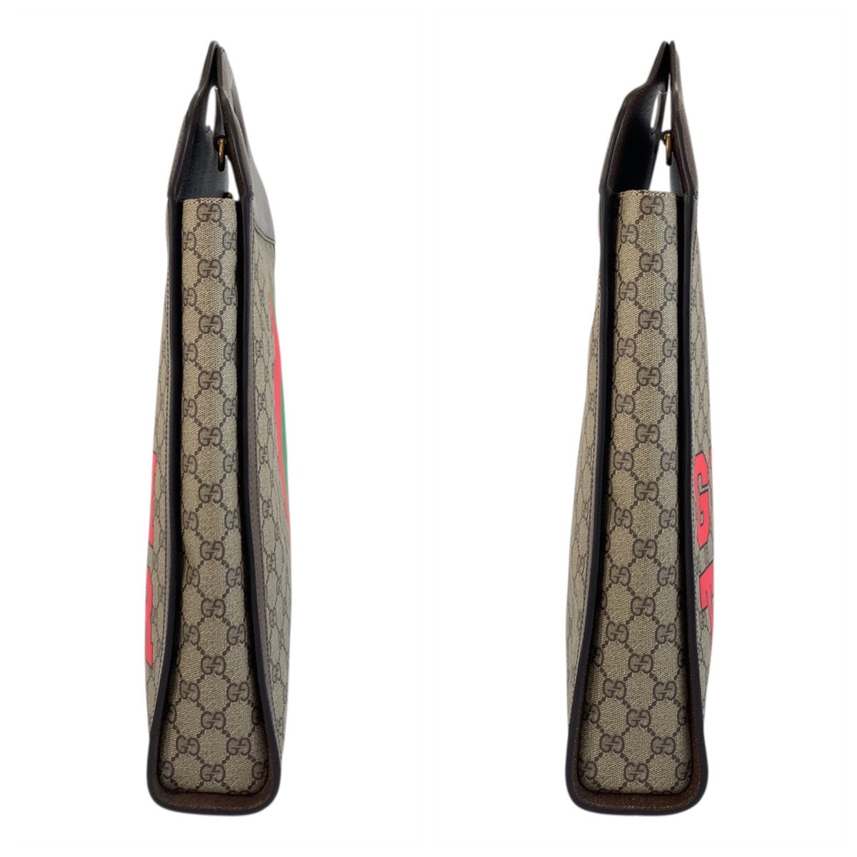 21646
GUCCI グッチ GUCCI TIGER ブラウン ゴールド金具 GGスプリームキャンバス / レザー 688497 トートバッグ ハンドバッグ ビジネスバッグ ショルダーバッグ 2way メンズ A78
