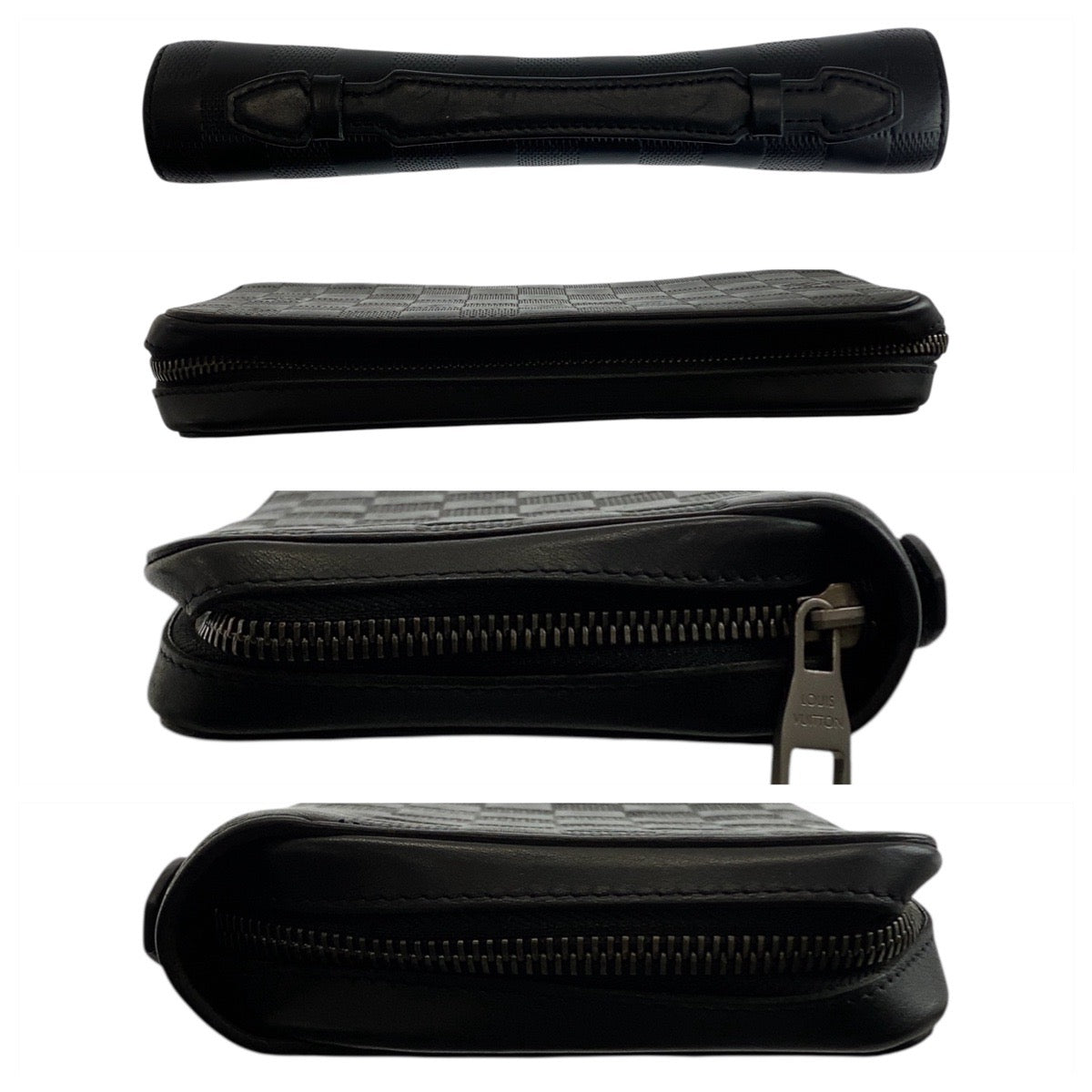 21653
LOUIS VUITTON ルイヴィトン ダミエアンフィニ ジッピーXL オニキス ブラック シルバー金具 レザー N61254 長財布 オーガナイザー クラッチバッグ メンズ ABP60