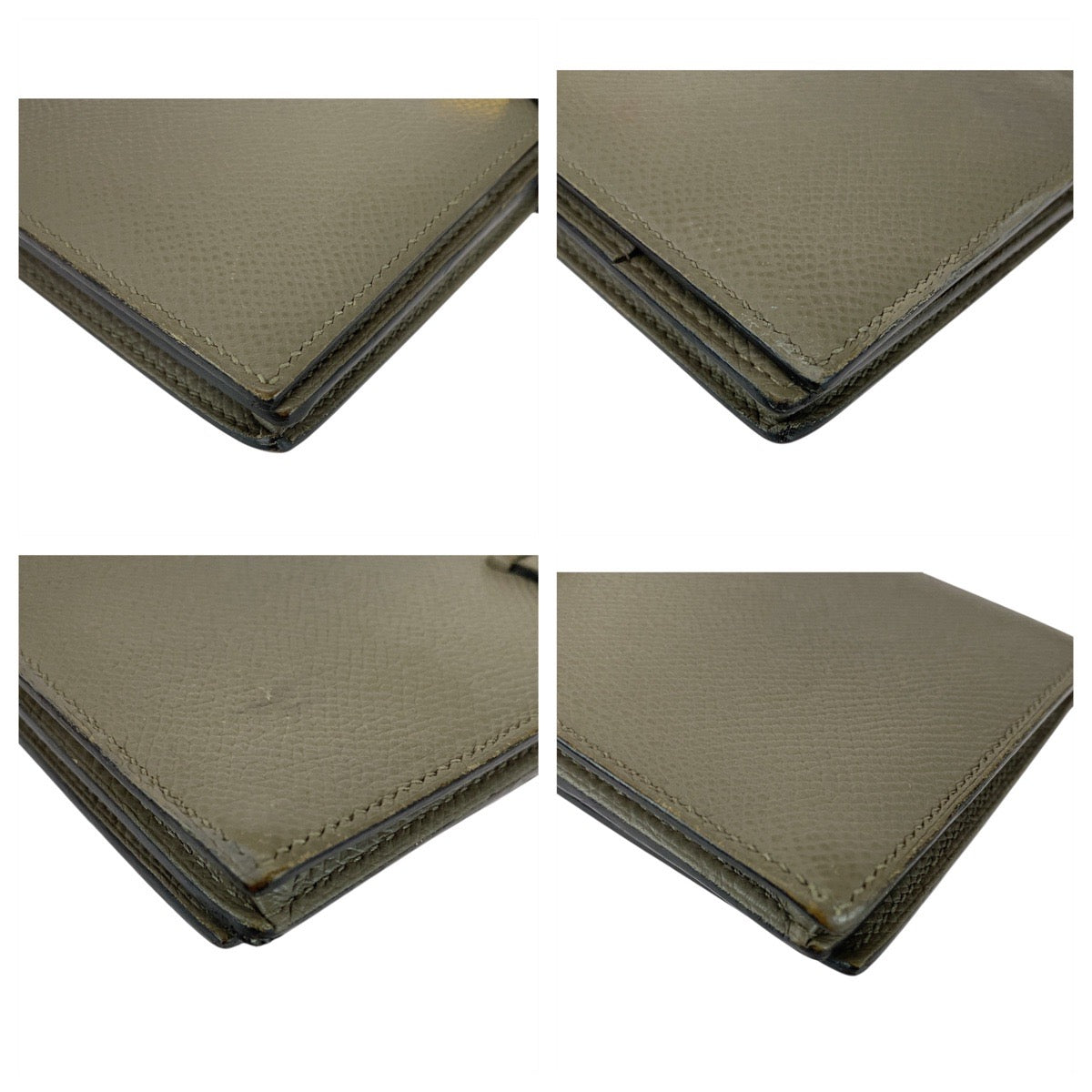 21656
HERMES エルメス ベアンスフレ エトゥープ グレー グレージュ ヴォーエプソン 長財布 ロングウォレット C刻印 レディース AB42