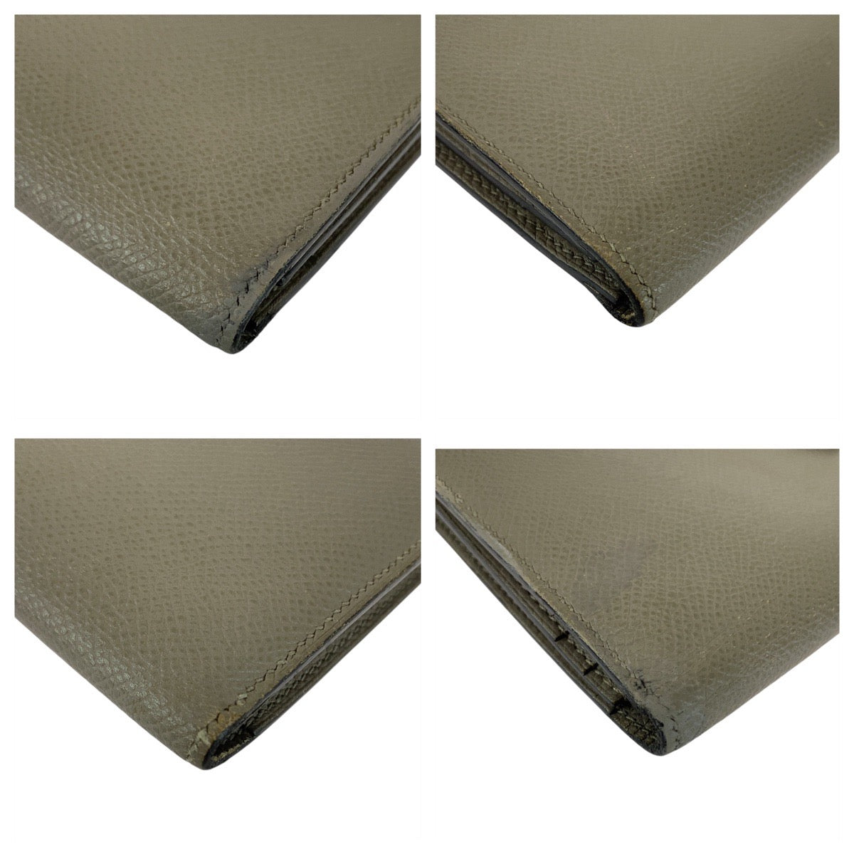 21656
HERMES エルメス ベアンスフレ エトゥープ グレー グレージュ ヴォーエプソン 長財布 ロングウォレット C刻印 レディース AB42