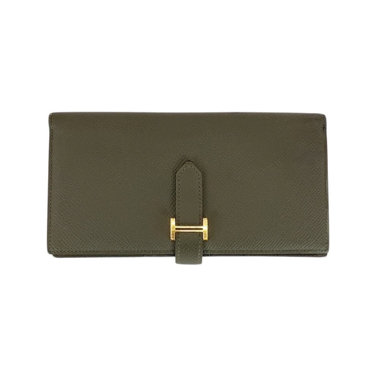 21656
HERMES エルメス ベアンスフレ エトゥープ グレー グレージュ ヴォーエプソン 長財布 ロングウォレット C刻印 レディース AB42