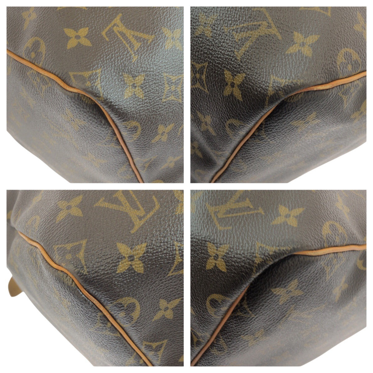 21665
LOUIS VUITTON Monogram Keepall 55 Brown Gold Hardware PVC / Leather M41424 Boston Bag Travel Bag Women's ABP