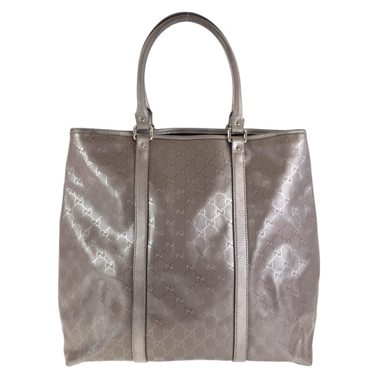 21670
GUCCI グッチ GGインプリメ ブラウン シルバー金具 GGキャンバス / レザー 223668 トートバッグ ショルダーバッグ レディース AB