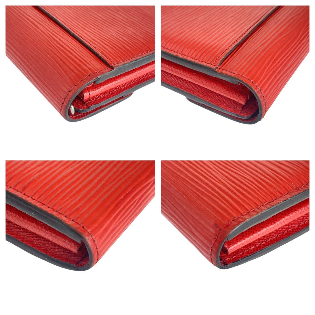 21673
LOUIS VUITTON ルイヴィトン エピ ポルトフォイユ サラ レッド シルバー金具 レザー M60723 長財布 ロングウォレット レディース ABP25