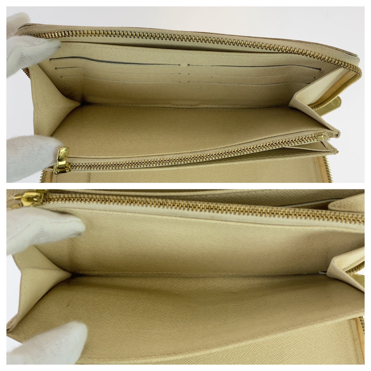 21695
LOUIS VUITTON ルイヴィトン ダミエ アズール ジッピー オーガナイザー ホワイト グレー ゴールド金具 PVC N60012 長財布 ラウンドファスナー ジッピーウォレット レディース AB